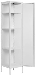 Fehér fém tálalószekrény 40x180 cm Brisbane – House Nordic