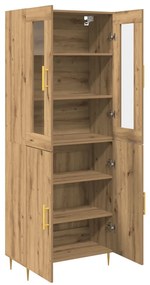 Artisan tölgy magasító 69.5x34x180 cm szerelt fa