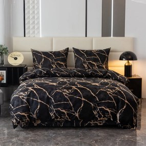 Mikroszálas ágyneműhuzat OBSIDIAN fekete Ágyneműhuzat mérete: 70 x 80 cm | 140 x 200 cm