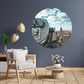 PIPPER. Textil kör alakú falmatrica "New York 2" Méret: 120cm