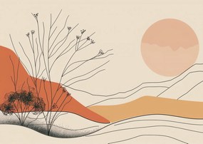 Poszter 84,1x59,4cm Sivatagi dűne