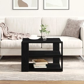 Fekete tölgy Dohányzóasztal 59,5x59,5x40 cm Műszaki fa