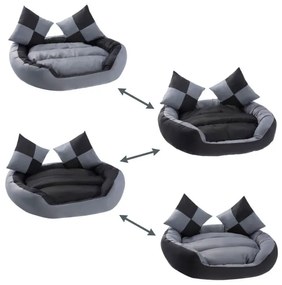 PESTUFF Kutyafekhely  65 x 50 x 20 cm szürke/fekete