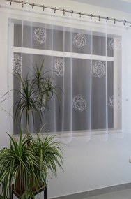 Mg Függöny 31696 Fehér 200x250cm kész, M szalaggal