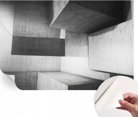 Dekoratív öntapadós fotótapéta Hálószobába Geometrikus szobrok 104x70