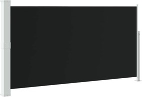 vidaXL veranda, terasz válaszfal 160 x 300 cm fekete
