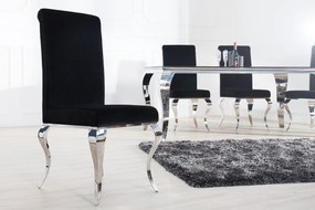 MODERN BAROCK design szék - fekete