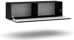 VIVIEN 03 SZAFKA WISZĄCA czarny/czarny połysk