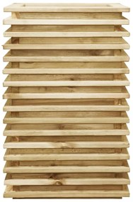 vidaXL impregnált fenyőfa kerti magaságyás 50 x 50 x 80 cm