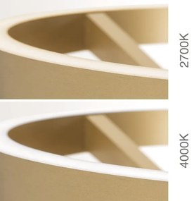 Orion - LED fényerőszabályozható állólámpa KOLK LED/40W/230V 2700/4000K arany