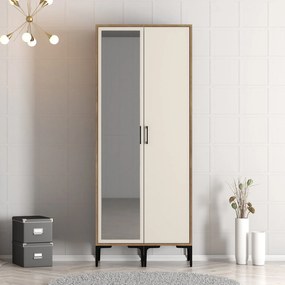 Ruhásszekrény Kiara RS (dió + krém). 1088543