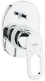 Grohe BauLoop zuhany és fürdő csaptelep vakolat alatti résszel együtt króm 29041000 G29041000