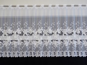 Mg Irigység jacquard fehér 31153 250x80cm kész M