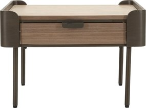 Barna jegenyefenyő dohányzóasztal 60x60 cm Toronto – Mauro Ferretti