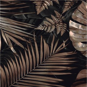 Fotótapéta Flizelin az Otthon Szobájába 3D Egzotikus levelek 250x250 Ragasztó