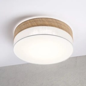 LED mennyezeti lámpa SIRJA BOHO LED/36W/230V Ø 45 cm bézs/fehér