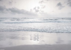 Poszter 29,7x21cm Csendes tengerpart felhőkkel, Assaf Frank