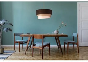 Duolla - Csillár zsinóron DEVON 1xE27/40W/230V átm. 45 cm barna/bézs