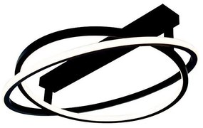 Zambelis 22016 - LED dimmelhető mennyezeti lámpa LED/56W/230V, 60 cm, fekete