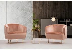 Rózsaszín fotel Piccoli – Artie