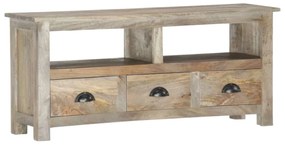 tömör mangófa TV-szekrény 110 x 30 x 50 cm