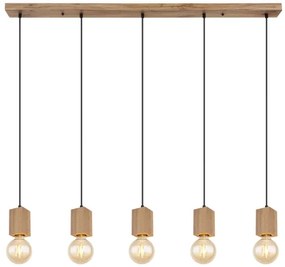 Globo 15655-5H - Csillár zsinóron ERNA 5xE27/60W/230V