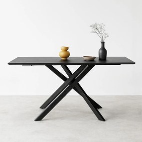AVENBERG AXIS 180 Étkezőasztal - fekete