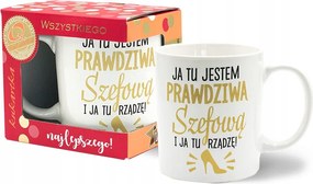 Prémium Bögre Egy Igazi Főnöknek, Én Vagyok A Főnök