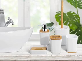 Műanyag fürdőszobai szett BATHINO 6 db - több színben Szín: Szürke