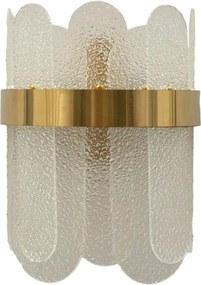 Aranyszínű üveg fali lámpa Gris – Mauro Ferretti