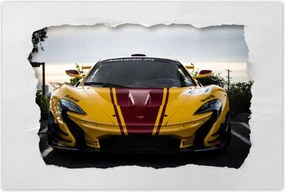Poszterek 90x60 Sárga sportautó
