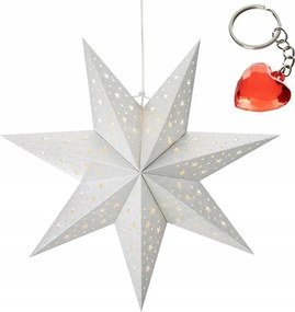 Ezüst csillag lógó fénydísz Blank Markslojd Ajándék