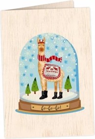 C6 Fa Bérlet Karácsonyi Láma Boríték