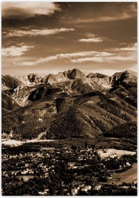 Poszterek 70x100 Tátra Lengyel hegyek Kilátás