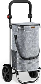 EASY bevásárlótáska kerekekkel, 50l, szürke Monzana