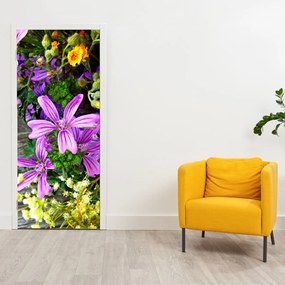 Fotótapéta ajtóra - Réti virágok (95x205cm)