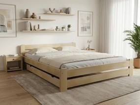 Laura ágy 180x200 cm, fenyőfa Ágyrács: Léces ágyrács, Matrac: Sommera matrac 18 cm