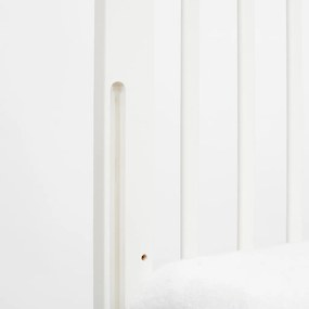 Gyerek kiságy New Baby LILLY leengedhető oldalráccsal fehér