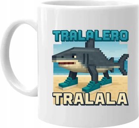 Tralalero Tralala Cápa cipő Viral Bögre rajongóknak