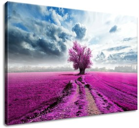 Gario Vászonkép Fa a lila mezon Méret: 40 x 100 cm