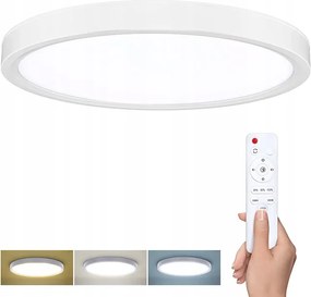 Led világítás távirányítóval Estela White, 36W, 2700lm, 30cm, Cct