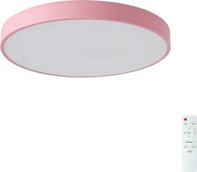 Brilagi - dimmelhető LED mennyezeti lámpa POOL LED/60W/230V 3000-6000K 50 cm rózsaszín+Távirányító