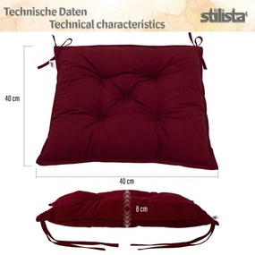 STILISTA Ülőpárna szett 40 x 40 x 8 cm 2 db krém