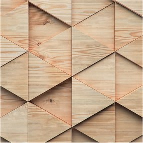 Fotótapéta Flizelin Dekoratív tapéta Fa mozaik 250x250 Ragasztó