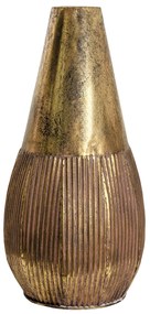 Vintage sárgaréz színű dekor váza 59 cm