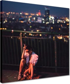 Vászonkép 30x30 Csinos nők Csajok Nagymamák