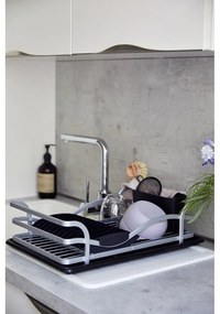 Drip Aluminium fekete edényszárító - Wenko