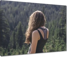 Vászonkép 80x60 Pillantás a hegyekre