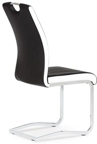 Fekete Ekobőr Étkezőszék. DCL-406 BK