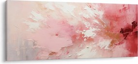 Kép - Rózsaszín absztrakt (120x50 cm)